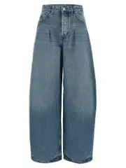 [Jacquemus] Jacquemus-Le De-Nimes Ovalo Jeans Celeste-Donna 28
