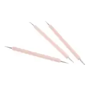 3x Ball Styluses Tool Set For Embossing Pattern Clay Sculpting Hot 3.R1 CR