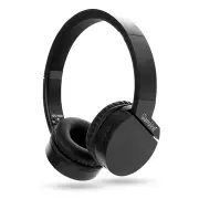2PCS GS-H10 Wireless bluetooth 5.0 Headphone 3.5mm AUX-in TF Card Stereo Foldable Headset with Mic BLACK COLOR