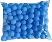 150x Raffle, Small, Entertainment Seamless Activity Table Tennis 40mm for Party Supplies Pool Games DIY Cat Toys, Light Blue