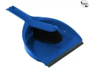 CLEENOL Hygiene Dustpan & Stiff Brush - Blue 191222/B [AU]
