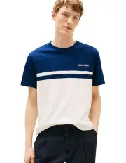 [Tommy Hilfiger] Monotype Colour-Blocked T-shirt in Multi