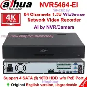 Dahua NVR5464-EI 64CH 4SATA 4K WizSense AI NVR 32MP 1.5U Network Video Recorder