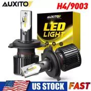 AUXITO H4 9003 Super White 40000LM Kit LED Headlight Bulbs High Low Beam Bright (for: Smart)