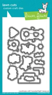Lawn Fawn Snowball Fight Die 16pc
