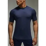 Mens Navy Man Active Lightweight Essentials Gym Regular Fit Raglan T-shirt