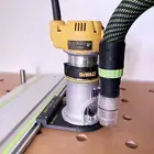 Guide Rail Adapter for Dewalt Compact Routers and Festool Guide Rails