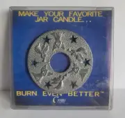 Candle Capper Metal Jar Candle Topper Angels & Stars New