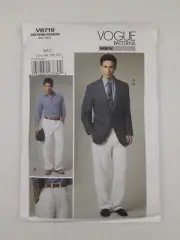 Vogue Sewing Pattern 8719 V8719 Men's Jacket Pants Pattern Size 34-40 NEW
