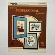 Leisure Arts Leaflet 906 Put Your Professional in Stitches Counted Cross Stitch