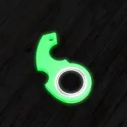 Keychain Spinner Fidget Ring Toy,Novelty Keychain Fidget Toy, Chain Spinner Anxiety Stress Relief Fidget Toys,Portable Key Ring Spinner Toy for Finger Exercising