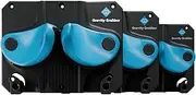 Ultimate Ski and Snowboard Wall Storage Rack | Save Your Rocker, Tips, and Tails | Damage-Free Storage | Fits Any Board | Wall Mount (Cyan, 3)