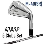 2023 PRGR 02 IRON SET #6-PW DIAMANA GRAPHITE SHAFT M-40 STIFF-REGULAR FLEX 5PCS