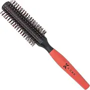 Pro Quiff Roller Large Round Men's Hair Brush 12 Rows of Ball-Tipped Bristles for volumising 20mm barrel creating waves & straightening easily Lifts the Hair & Prevents Pulling, superb Tool.