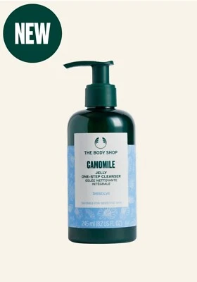BODY SHOP "CAMOMILE" JELLY ONE-STEP CLEANSER - NEW - 245ML ➕️ Free Gift