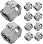 20PCS Lug Nut Accessories for Automotive Wheels Flange Nuts for Tire Modifications Easy to Use Enhanced Torque for Secure Connections Wide Compatibility for Various Vehicles