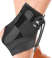 Ankle Braces for Men - Adjustable Ankle Lace up Stabilizer,Elastic Foot Stabilizer for Running, Basketball, Volleyball, Tennis