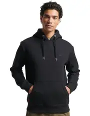 [Superdry] Essential Logo Hoodie in Black
