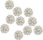 rockible Elegant Crystal Rhinestone Wedding Button Set