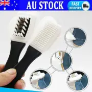 Shoe Cleaning Brush SuQTe Leather Nubuck Shoes Boot Cleaner hair double sided