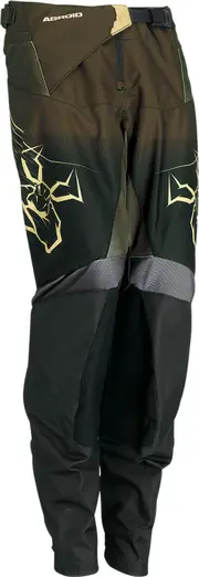 Moose Offroad Agroid, textile pants youth , color: Dark Green/Black , size: 28