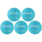 iFetch Mini Tennis Balls for Small and Medium Dogs, Toy Ball 5 Pack, Use Auto...