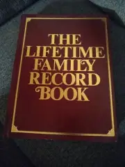 The Lifetime Family Record Book Unused - 1999 NOS LARGE Book Genealogy