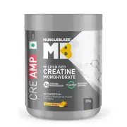 MuscleBlaze Micronised Creatine Monohydrate CreAMP Powder 62 Servings, 280g