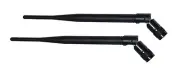 Pair of TNC/SMA Antennas for VocoPro Wireless Mic UHF-5800/5805/5900/8800/PA-MAN
