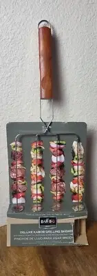 Mr. Bar-B-Q 4 Pronged Kabob Grilling Skewer NIB