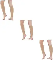 BUTIFULSIC 3 Pairs Compression Socks Compression Sleeves for Legs Women Compression Leg Sleeves Compression Calf Sleeve Women Mens Athletic Socks Medical Socks Athletic Sports Socks