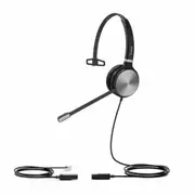 Yealink YHS36 Mono Wideband Headset for IP phone, Monaural Ear, RJ9 Headset Jack, Noise-canceling Microphone, Hearing Protection, Leather Ear Cushions