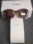 Prada sun glasses pra13s Frames - Tortoise Cognac Begonia Lens color Light Brown