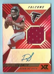 ITO SMITH 2018 XR FOOTBALL ROOKIE SP RELIC AUTOGRAPH #RSA-33 10/75 RC FALCONS