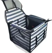Travel Dog Car Seat Cover Waterproof Pet Dog Carriers Bag Cat Transport Hammock Dog Car Seat Basket for Small Medium Dogs(Red)