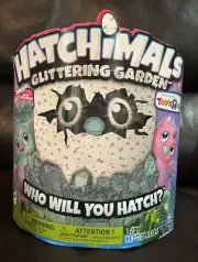 Hatchimals Glittering Garden Owlicorn Interactive Toy Teal/Purple w/Nest NIB