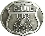 [JEAN'S FRIEND] Antique Silver US Road Belt Buckle for Men also Stock in US