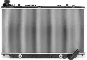 DNA Motoring OEM-RA-13473 1-Row Aluminum Core Radiator Compatible with 12-17 Caprice 6.0L AT,30-1/8" W X 15-3/4" H X 1" D,1-13/32" Inlet / 1-5/16" Outlet