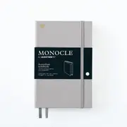 Monocle Hardcover Dotted Wallet Notebook, 192 Page (Light Grey) - B6