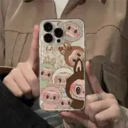 LABUBU Silicone Case Cover For iPhone 15 Pro Max 14 13 12 XS XR Plus