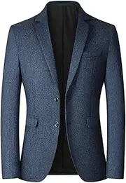 [TangDao] Mens Casual Blazer Lightweight Lined Notched Lapel Two Button Suit Jacket Sport Coats