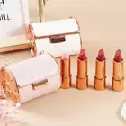 Velvet Matte Lipstick Set with Glamour Chain Pouch G1Q1