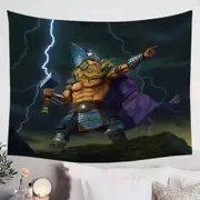 Fantasy Mythology Art God of Thunder Thor Tapestry