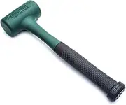 SATA 1 3/4"(45mm) Dead Blow Hammer,18 oz.(520g) Head Weight and 11 1/4"(286mm) Length, with a Soft Green Impact-Absorbing Rubber Head - ST92902SC