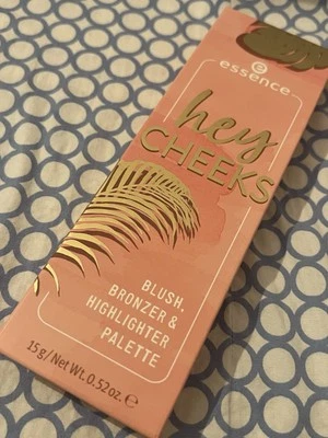 Essence hey CHEEKS Blush Bronzer Highlighter Palette Eye-Catching Large 15g new