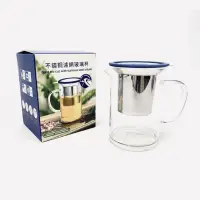 在飛比找蝦皮購物優惠-304不鏽鋼濾網玻璃杯 泡茶杯