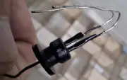 G.E. C8H Germanium Ge Zener Diode Black Top-Hat- Vintage Obsolete