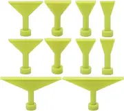 Dent Removal Puller Tabs - 10-Pieces No Paint Pulling Glue Tabs - Fixing Tools, Car Body Hailstone Damage Repair for Motorcycles, Home Appliances