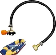 Jeruytgh Tank Refill Adapter - Canister Shifter Refilling Adapter | Tank Inflating Accessories, Refill Charging Connector For Camping Hiking Barbecue