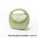 【SAMO ONDOH】FLAP MUG BAG S LAMBSKIN-MINT 10 台灣唯一正版代理 現貨 韓國包包